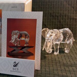 Swarovski Annual Edition Elephant Signed Piece